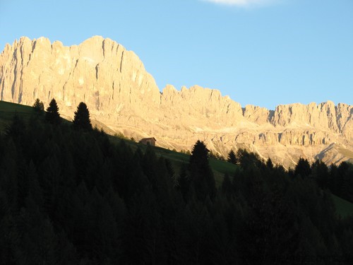 Blick auf den Rosengarten