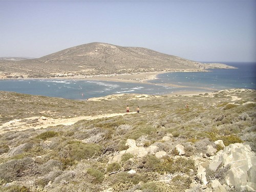 Der Prassonissi-Beach von oben